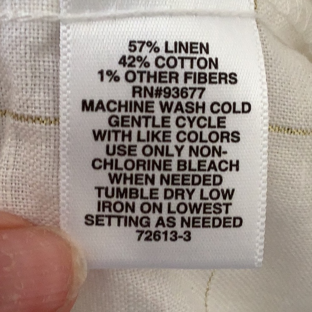 Linen Dress 🤎🤎🤎NWT by Liz Claiborne - Picture 8 of 9